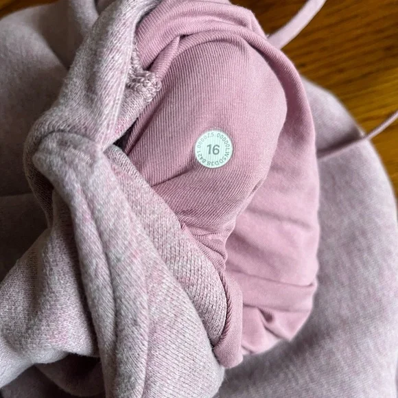 Lululemon Scuba Joggers Heathered Violet Verbena Size 16 - Picture 7 of 7